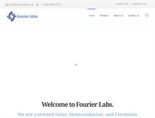 Tablet Screenshot of fourierlabs.com